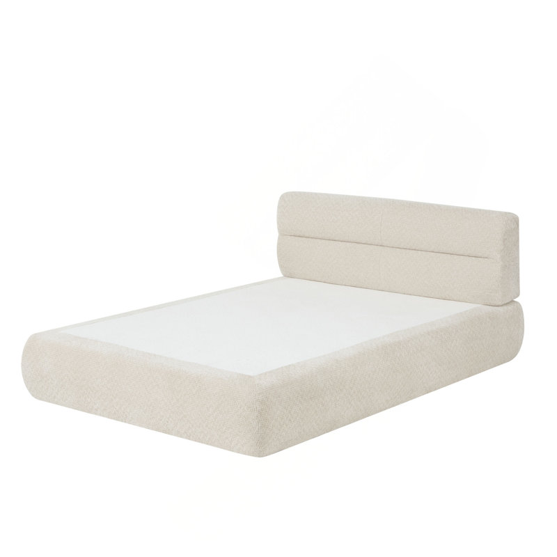 Lit compressible en chenille pour salon, appartement, Kaki pâle