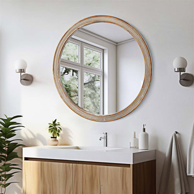 Miroir mural rond
