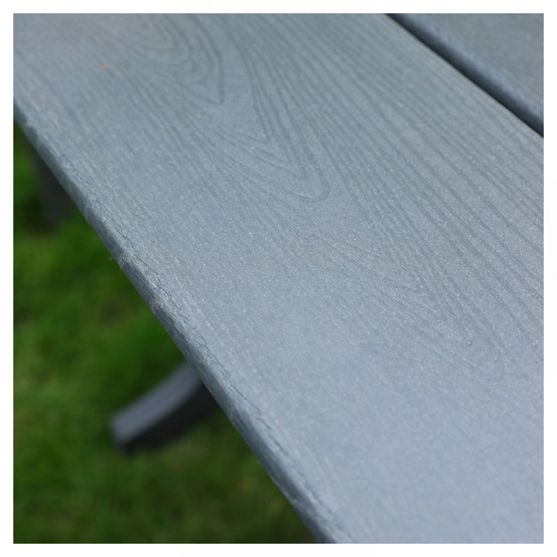 Table de salle à manger en HDPE, Gris