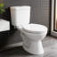 Siège de toilette rond à fermeture lente