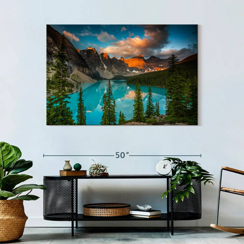Lake Moraine Viewpoint, 32" H x 48" W