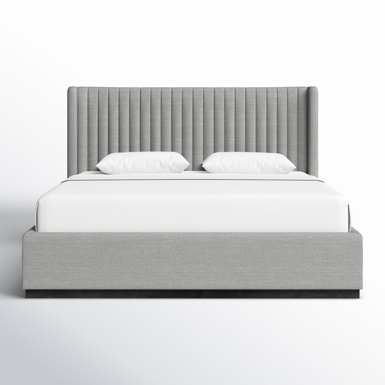 Chamblis Upholstered Wingback Bed