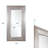 Diakite Wood Rectangle Wall Mirror