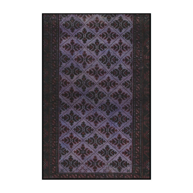 Abstract Indoor Rug, Rectangle 2' x 4'