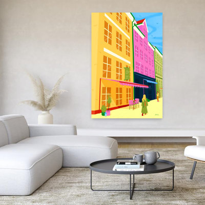 Under Blue Skies, oiseau moderne, architecture, art mural