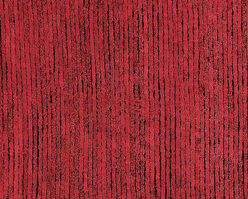 Hidden Path Striped Area Rug in Black/Red, Rectangle 8' x 10'