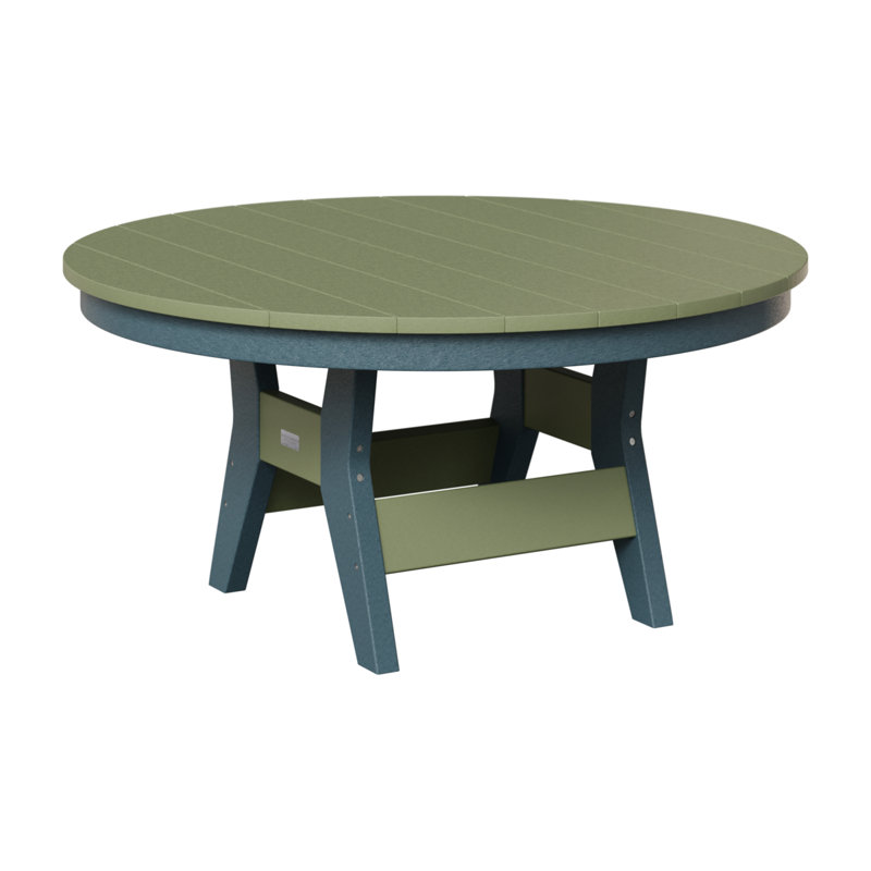 Harbor Outdoor Round Coffee Table, Slate, Sage