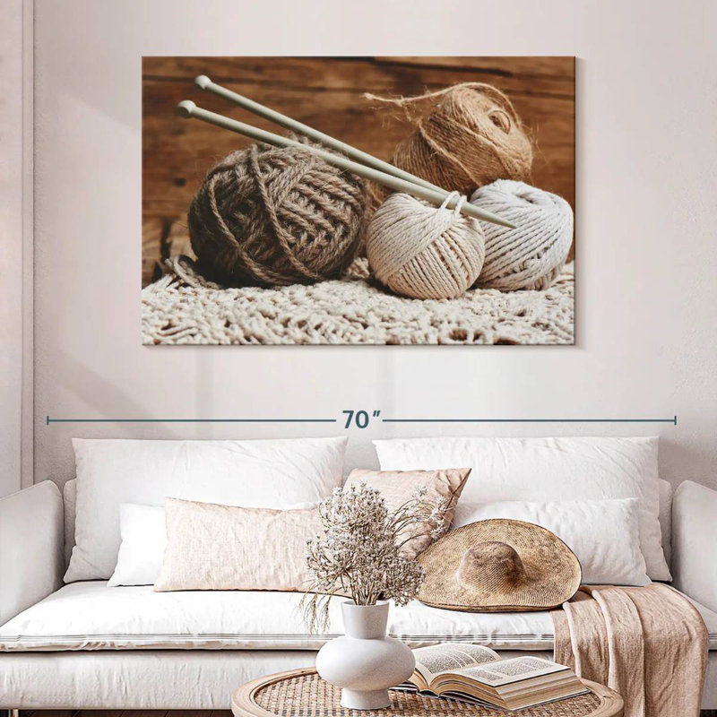 Senne Yarn For Knitting, 32" H x 48" W