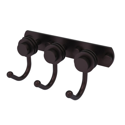 Mercury 3 Position Wall Mounted Hook Rack