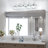 Gjystina 3-Light Dimmable Gold-Black/Chrome Crystal Vanity Light-2001491328-2004108653