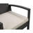 Frystown Balkene Home Bern Conversation 3 Piece Set Mocha Include Khaki Cushions , Armchairs & Table-Mocha Finish