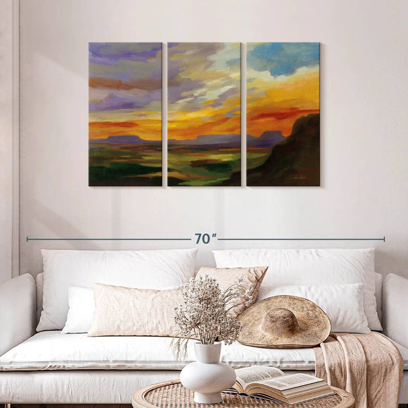 Alvord Sonoran Desert Sunset, 28" H x 45" W