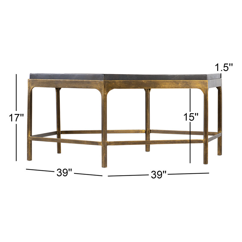 Chiseling Solid Wood Cocktail Table