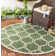 Arneshia Geometric Green/Beige Indoor / Outdoor Area Indoor/Outdoor Area Rug