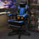 Adjustable Game Chair  Swiveling PC & Racing with Footrest
