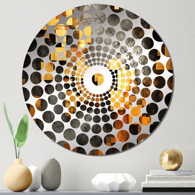 Maxielle - Miroir décoratif à cercles concentriques
