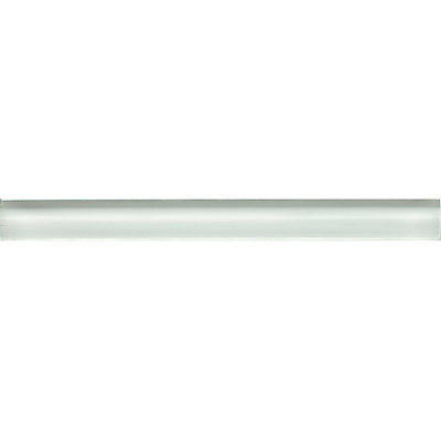 Hamptons 6'' L x 0.5'' W Glass Round Tile Trim