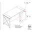 Ensemble de bureau d'ordinateur rectangulaire 3 pièces Huckins-2058644259