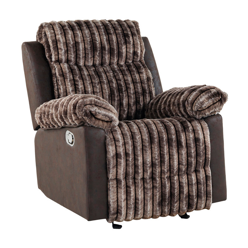 Glider Recliner, Brown