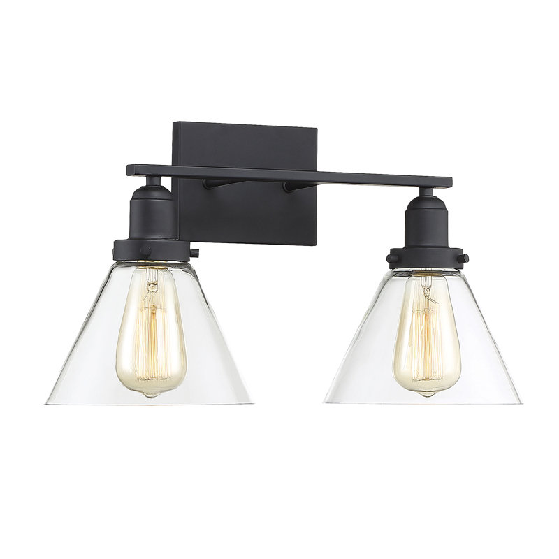Catalina Dimmable Vanity Light in Black, Black