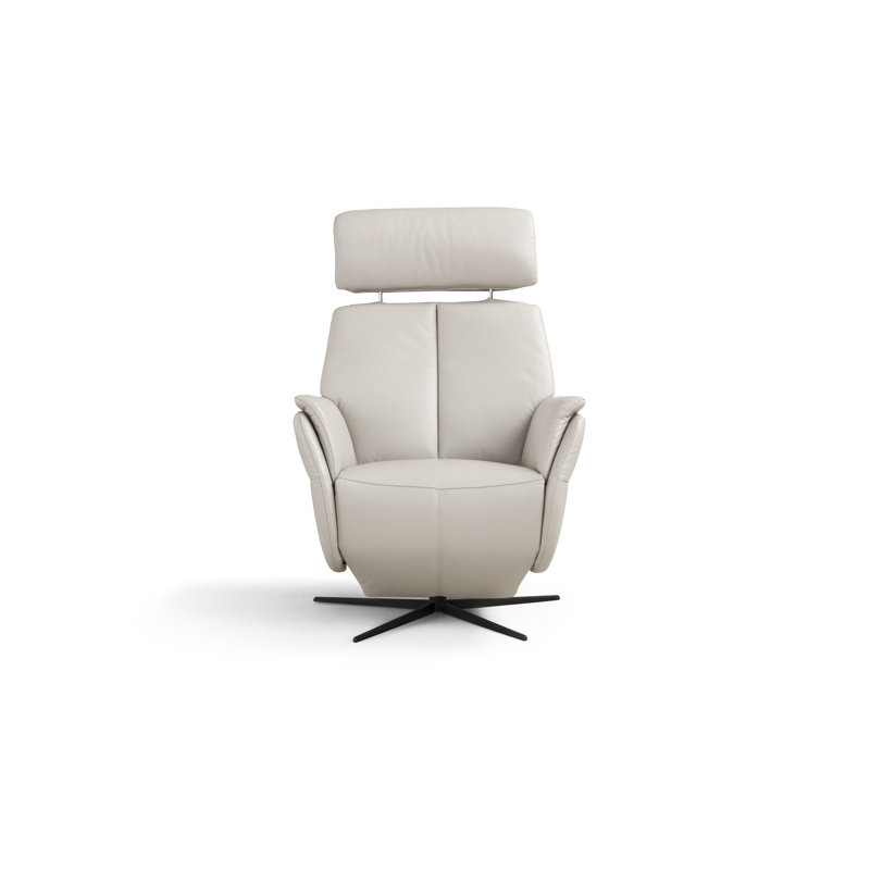 Beverly Swivel Recliner Chair, Grey