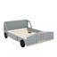 Lit plateforme en forme de voiture avec roulettes-1124043047-1124043045