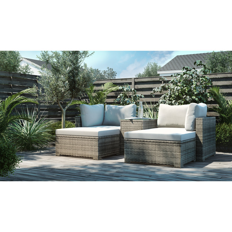 Angelie 4 Seater Rattan Sofa Set