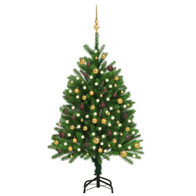 Artificial Christmas Tree with LEDs&Ball Set
