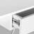 Izear Metal Base Writing Desk