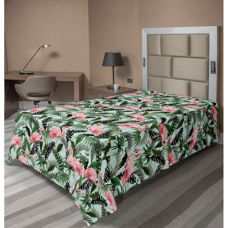Ambesonne, drap plat floral pivoines, art botanique printanier