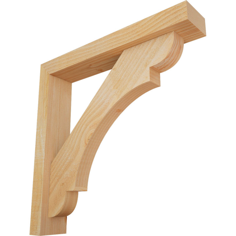 Support de scie brute de 4 po x l 22 po x H 22 po avec support décalé, sapin Douglas, 22 X 22