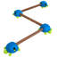 Turtle Totter Balance Beam