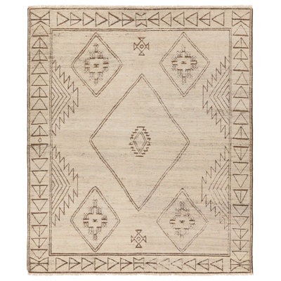 Zayda Handmade Wool Oriental Area Rug