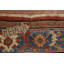 Tapis traditionnel à teinture végétale pré-1900 11 x 19