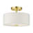 Baileigh Fabric Semi Flush Mount-1011967534-1011967533