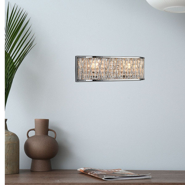 Madisyn Flush Mounted Sconce, Chrome