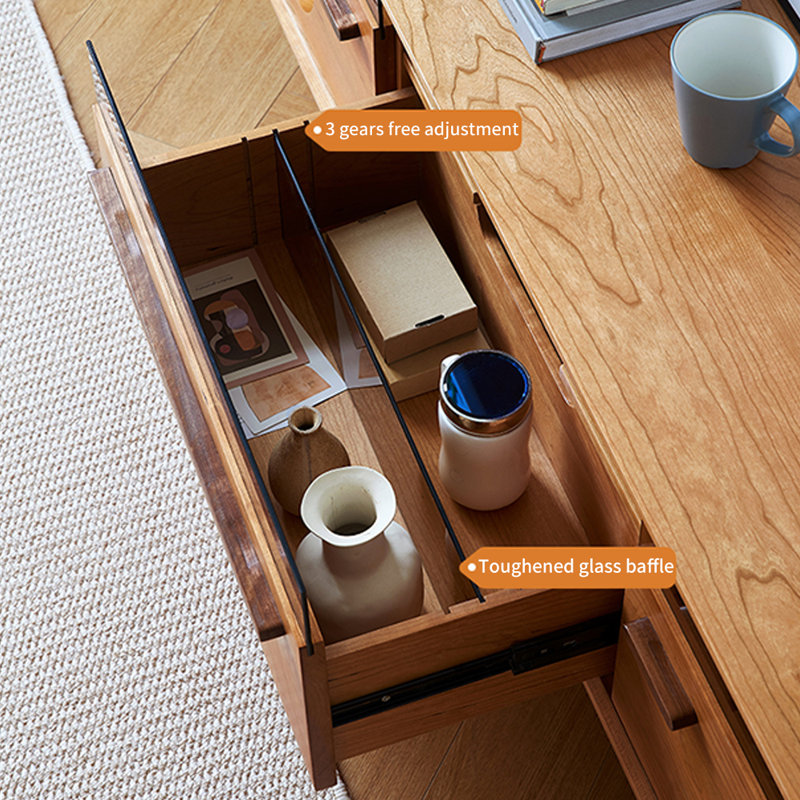 Cherry Wood TV Cabinet Practical & Stylish