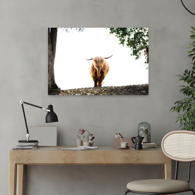 Contemporary Art Abstract Contemporary Cow Landscape Nature Art