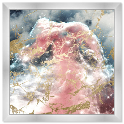 «Pink Abstract Space» par Oliver Gal - reproduction