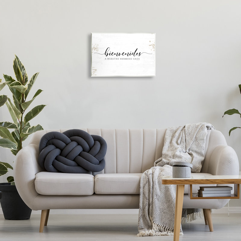 «Welcome Beautiful Chaos», art mural espagnol par Jennifer Pugh, H 13 po x l 19 po
