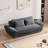 79.5'' Ergonomic Compression Corduroy Sofa – Extensible Headrests, Assembly Free, Space-smart For Any Room-2076732367