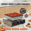 9PCS 76mm Dutch Pancake Maker Commercial Dorayaki Baker 850W Non-stick