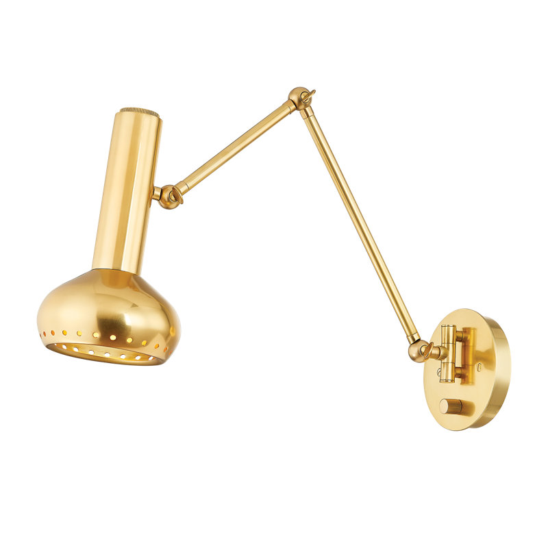 Roald 1 - Light Swing Arm, Aged Brass