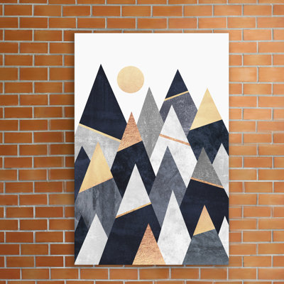 Fancy Mountains by Elisabeth Fredriksson - Graphic Art