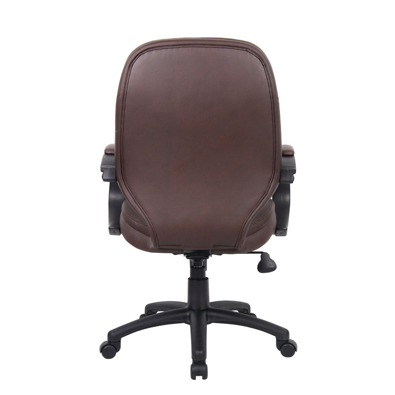 Brown LeatherPlus Ergonomic Executive Swivel Chair