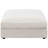 Duncan Beige Square Upholstered Ottoman