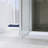 24-25 3/8" Pivot Semi-Frameless Shower Door-114657532