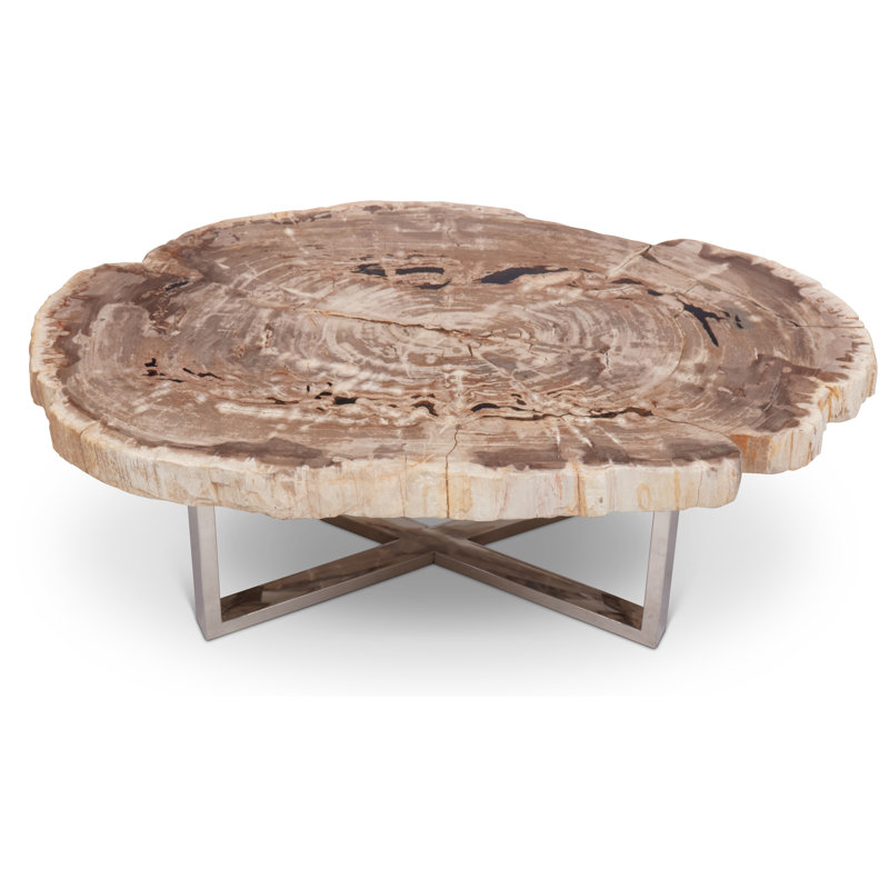 Elements Solid Wood Coffee Table, Natural Light