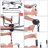 12-Light 39.3'' Dimmable Modern Industrial Chandelier