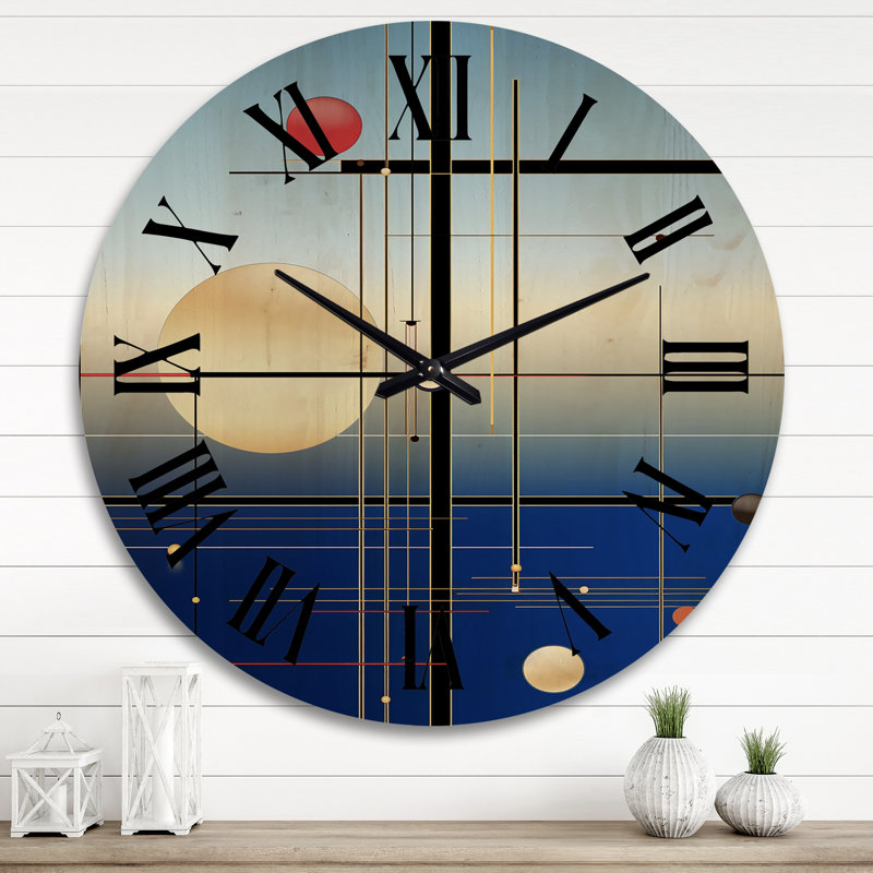 Horloge murale moderne Surles, Très grand